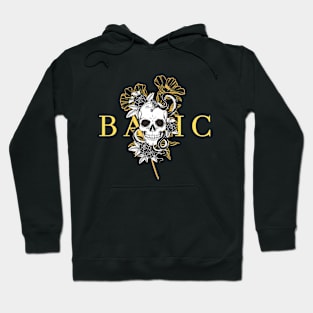 Skull Basic with flowers Hoodie